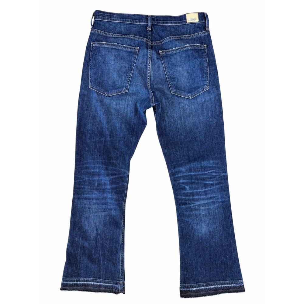 Citizens of Humanity Drew Crop Flare Jeans High Rise SZ 27 Fits like 28/29 Waist - Picture 4 of 15
